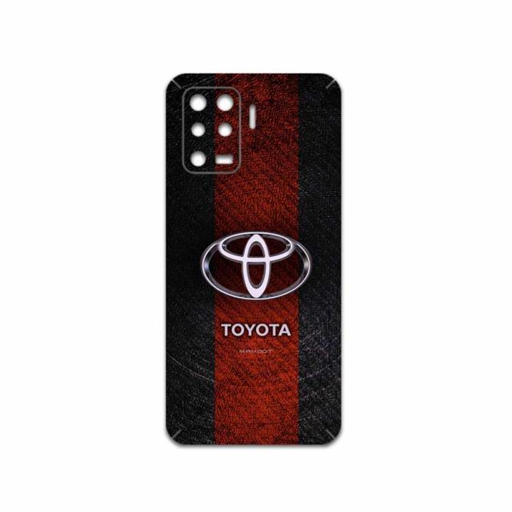 برچسب پوششی ماهوت مدل TOYOTA-Logo مناسب برای گوشی موبایل اپو A94 4G MAHOOT TOYOTA-Logo Cover Sticker for Oppo A94 4G